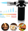 Flambierbrenner Bunsenbrenner Shisha Feuerzeug Mini Gasbrenner - Nachfüllbar mit Ständer verstellbare Sturmflamme - Butangasbrenner Flambiergerät Küchenbrenner mit Jet Flamme Sicherheitsschloss