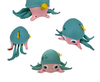 Funny Octopus für Badewanne und Boden - laufendes Spielzeug Krake für Kinder - Uhrwerk zum Aufziehen für Bad Dusche Strand Pool und alle Bodenbeläge - Super lustiges  Wasserungeheuer