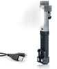 Wiederaufladbare LED USB Arbeitsleuchte mit 2 Haken und Magnet - COB + XPE Taschenlampe Werkstattlampe Inspektionsleuchten für Auto Reparatur, Werkstatt, Camping - Beleuchtung Reichweite ca. 300m