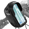 Fahrrad Bike Handyhalterung Handyhalter mit Tasche - wasserdichte Fahrradtasche Lenkertasche Fahrrad-Handyhalterung Rahmentasche - Handy Smartphone GPS bis zu 6.5 inches Halterung