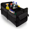 Oramics Kofferraum Organizer - 58 x 35 x 31 cm (LxBxH) - Aufbewahrungskorb, Einkaufskorb - Faltbare Autotasche, Kofferraumtasche in schwarz, Perfekt zum Einkaufen und als Aufbewahrungsbox