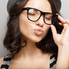 Oramics Hornbrille ohne sowie mit Stäke für Frauen und Männer Nerdbrille Retro Brille